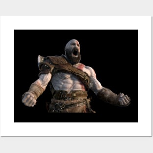 Kratos God of War Posters and Art